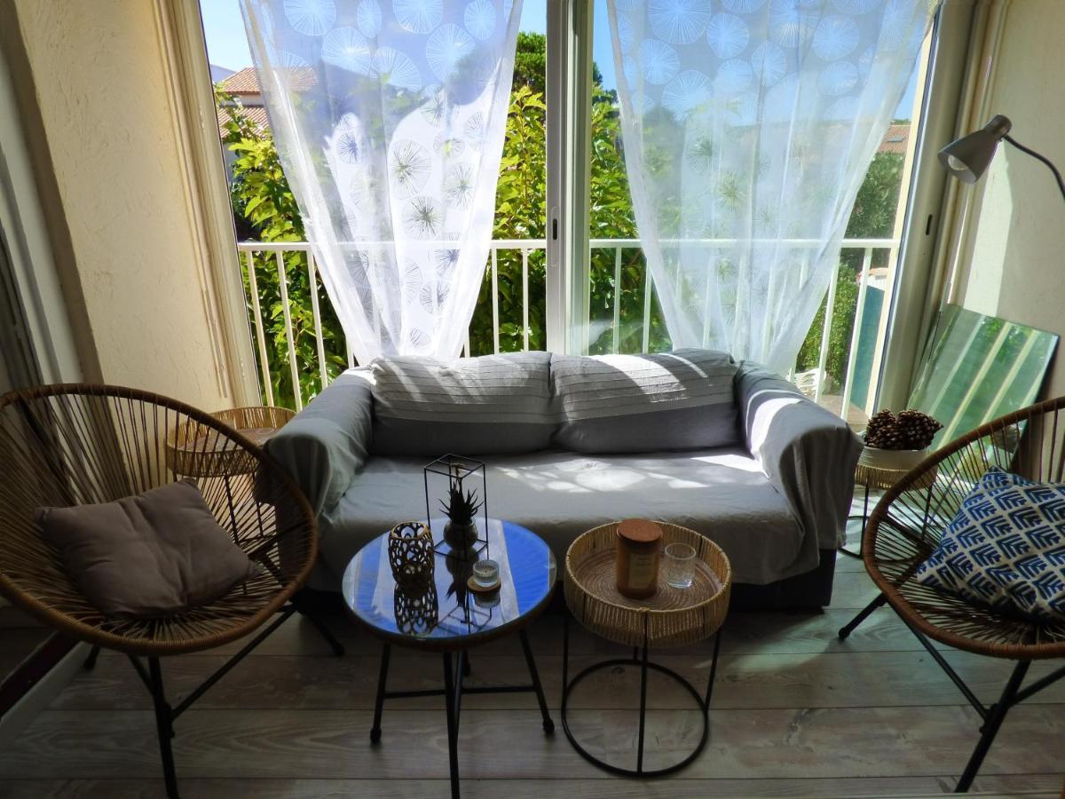 Charmant T2, Cabine, Parking, Les Balcons De La Mediterranee, Narbonne Plage Экстерьер фото